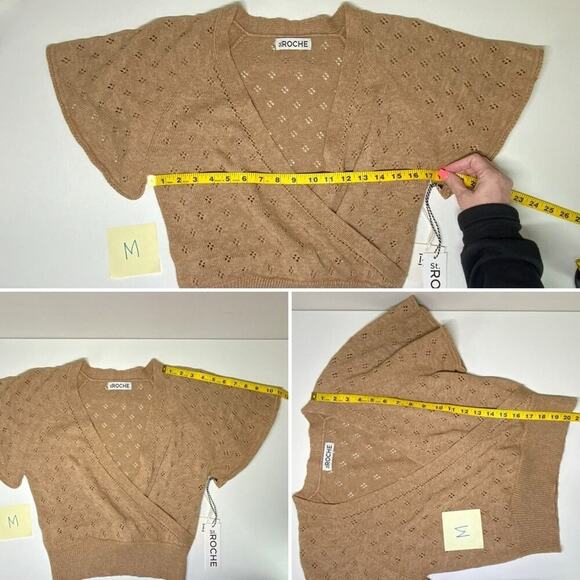 NWT | St. Roche | Ballet Top | Beige Melange | Various - Picture 14 of 16